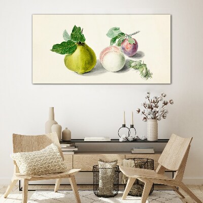 Fruity peace Glass Print