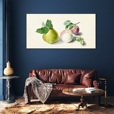 Fruity peace Glass Print