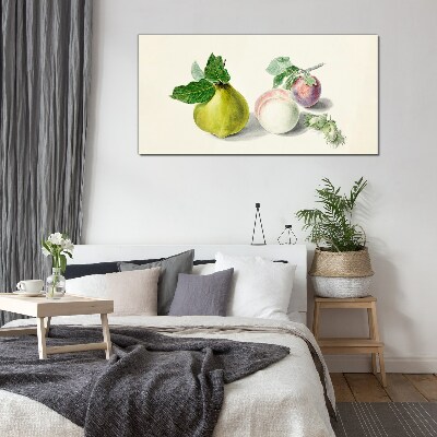 Fruity peace Glass Print