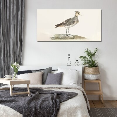 Modern animal bird Glass Print