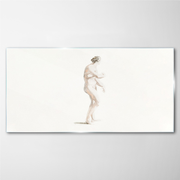 Gentleness in movement Glass Print