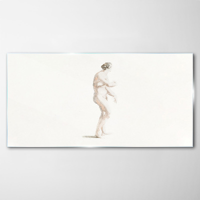 Gentleness in movement Glass Print