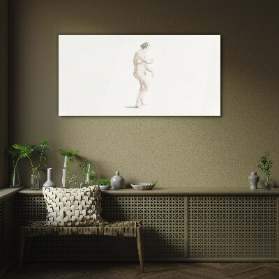 Gentleness in movement Glass Print