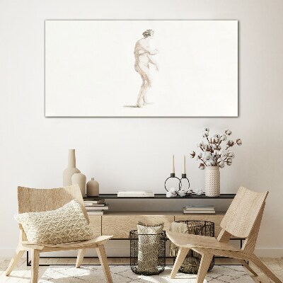 Gentleness in movement Glass Print