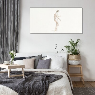 Gentleness in movement Glass Print