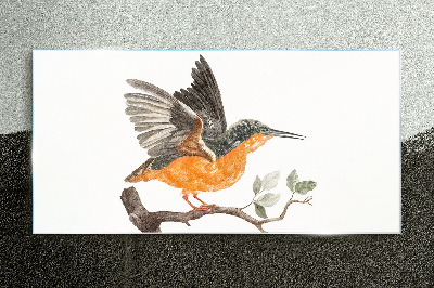 Rabbit in flight Glass Print