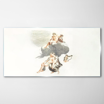 Mythological dreams Glass Print
