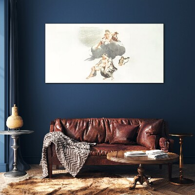 Mythological dreams Glass Print