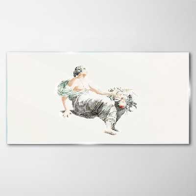 Flower Muse Glass Print