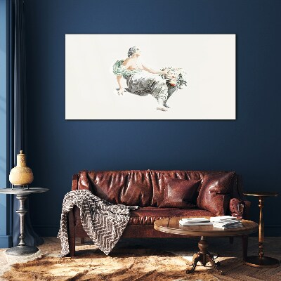 Flower Muse Glass Print