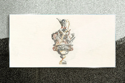 The charm of a classic vase Glass Print