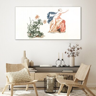 Sensuality of Nature and Art Glass Print