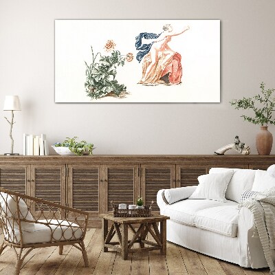 Sensuality of Nature and Art Glass Print