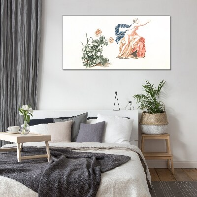 Sensuality of Nature and Art Glass Print