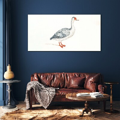 Animal bird goose Glass Print