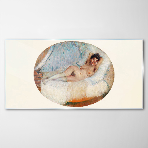 Relaxing night music Glass Print