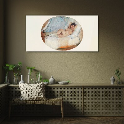 Relaxing night music Glass Print
