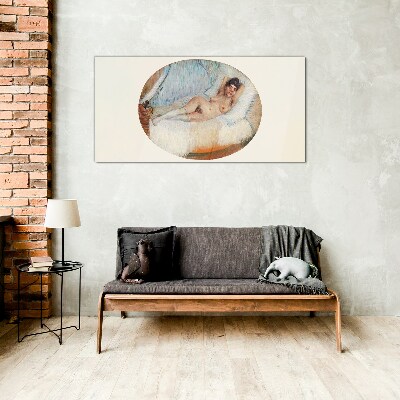 Relaxing night music Glass Print