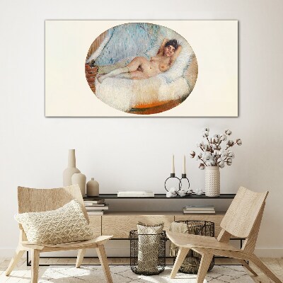 Relaxing night music Glass Print