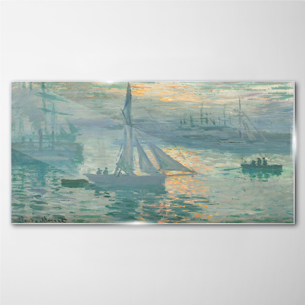 Port of Le Havre Glass Print