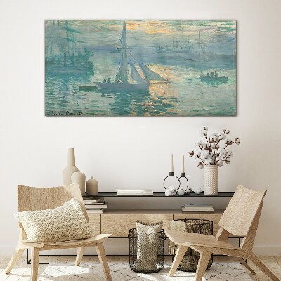 Port of Le Havre Glass Print