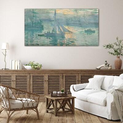 Port of Le Havre Glass Print
