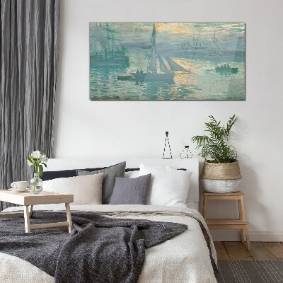 Port of Le Havre Glass Print
