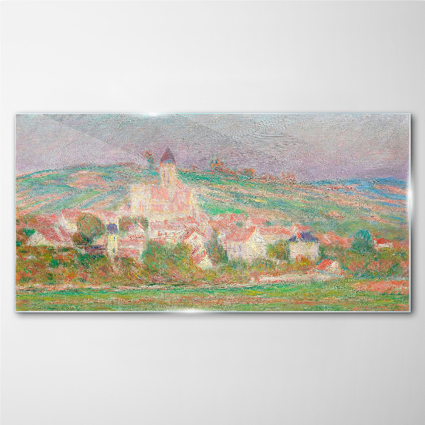 A peaceful rural landscape Glass Print