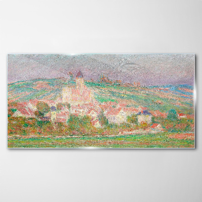 A peaceful rural landscape Glass Print