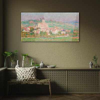 A peaceful rural landscape Glass Print
