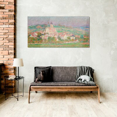 A peaceful rural landscape Glass Print