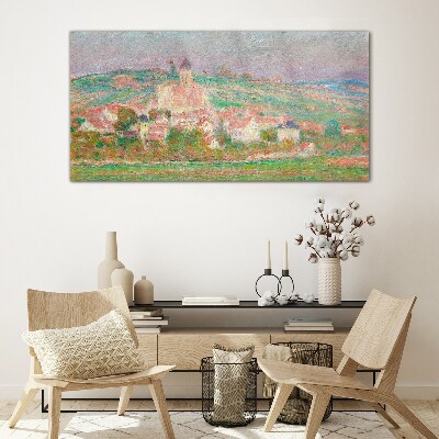 A peaceful rural landscape Glass Print