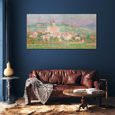A peaceful rural landscape Glass Print