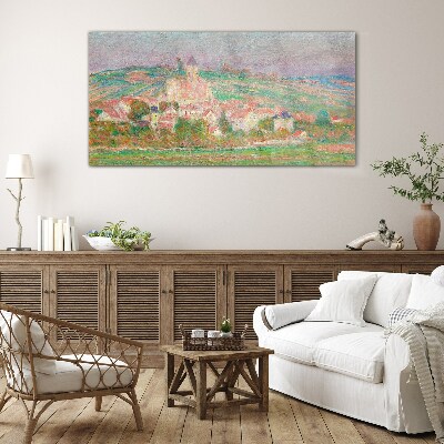 A peaceful rural landscape Glass Print