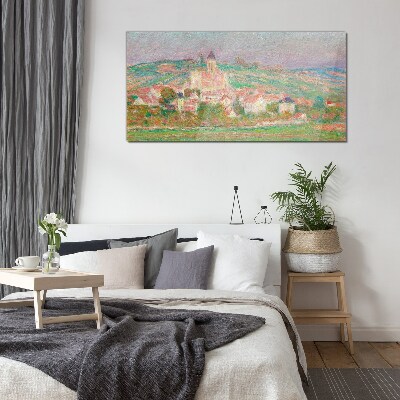 A peaceful rural landscape Glass Print
