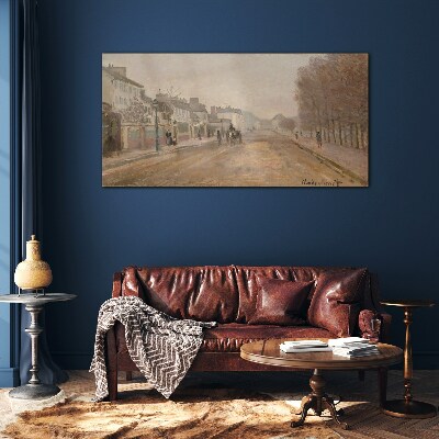 A street in Paris Glass Print