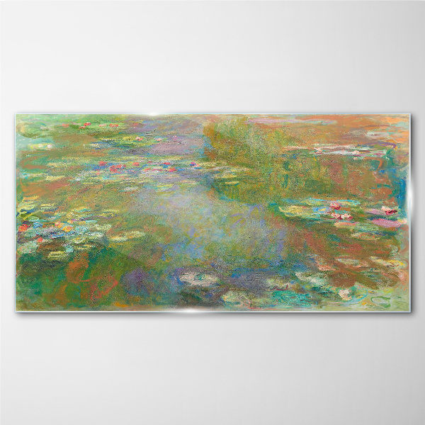 Water lilies Glass Print