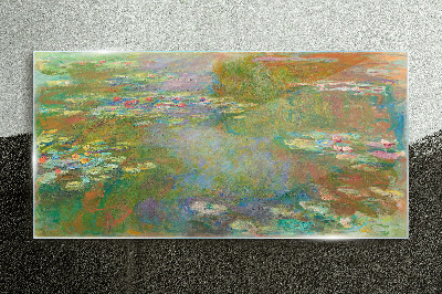 Water lilies Glass Print