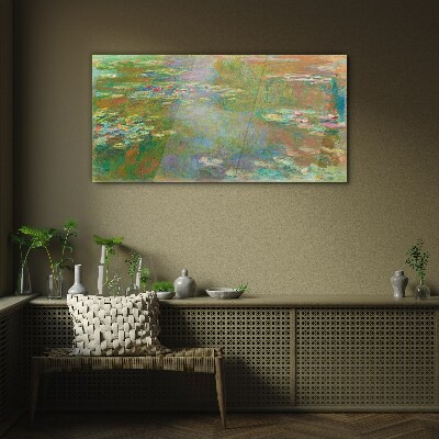 Water lilies Glass Print