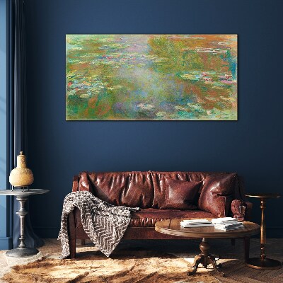 Water lilies Glass Print