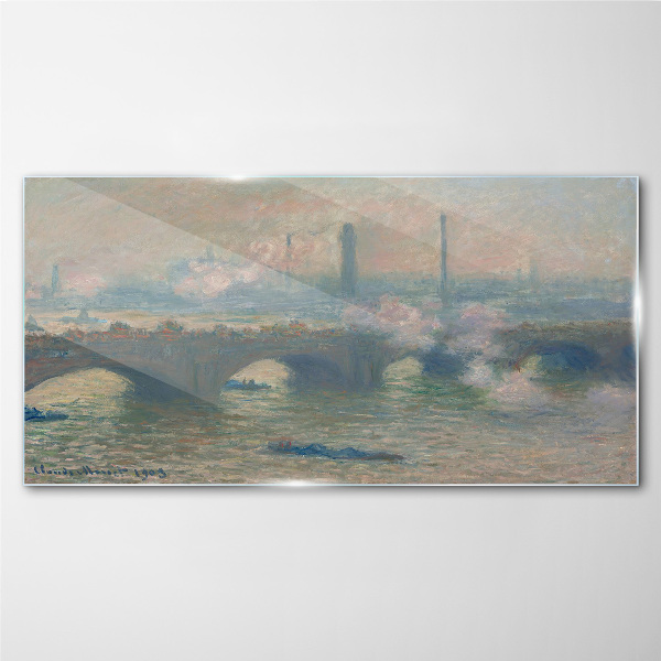 London Bridge Glass Print