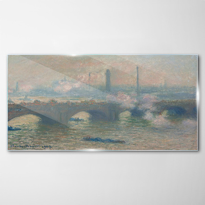London Bridge Glass Print