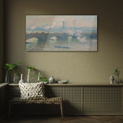 London Bridge Glass Print