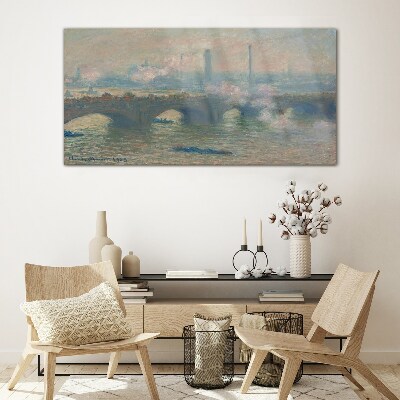 London Bridge Glass Print