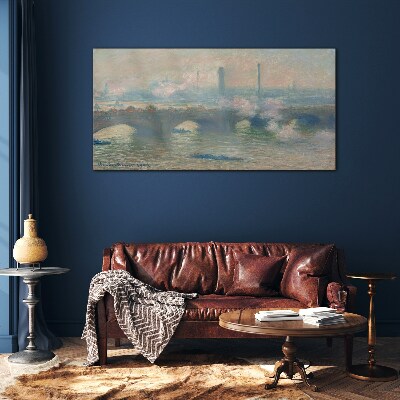 London Bridge Glass Print