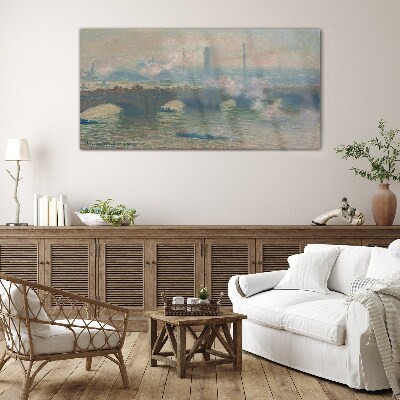 London Bridge Glass Print