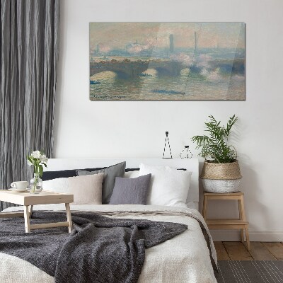 London Bridge Glass Print