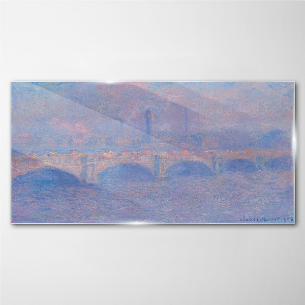 London Bridge Glass Print