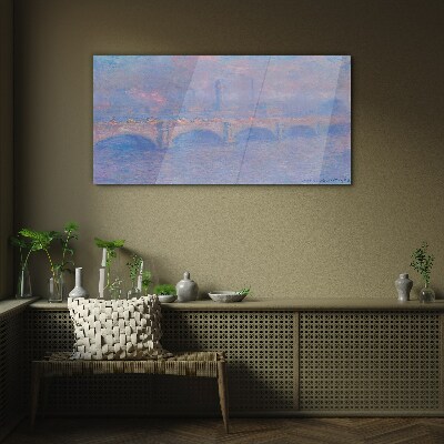 London Bridge Glass Print