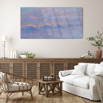 London Bridge Glass Print